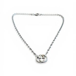 Elegant Gucci 925 Italy Silver Necklace